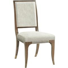 Hamilton Golden Amber Dining Side Chair Upholstered in Skipper